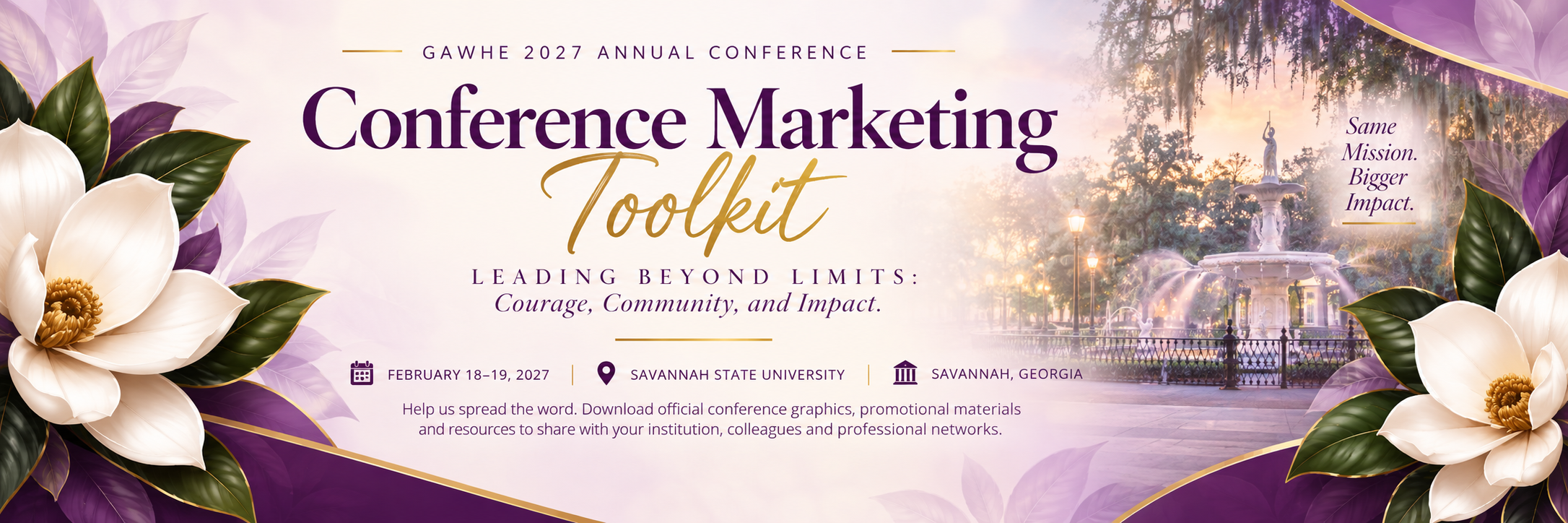 GAWHE 2027 Conference Marketing Toolkit