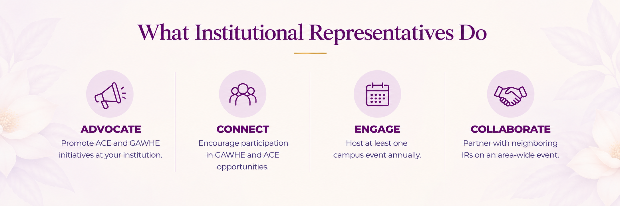What Institutional Representatives Do
