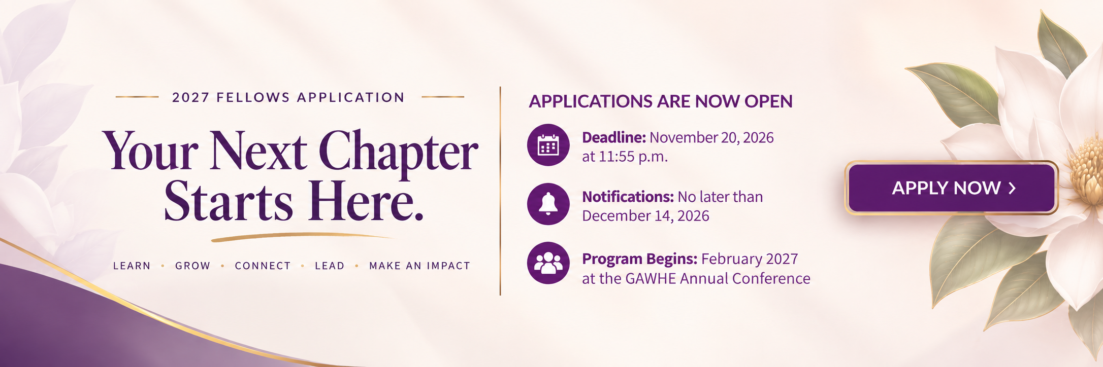 2027 GAWHE Fellows Application