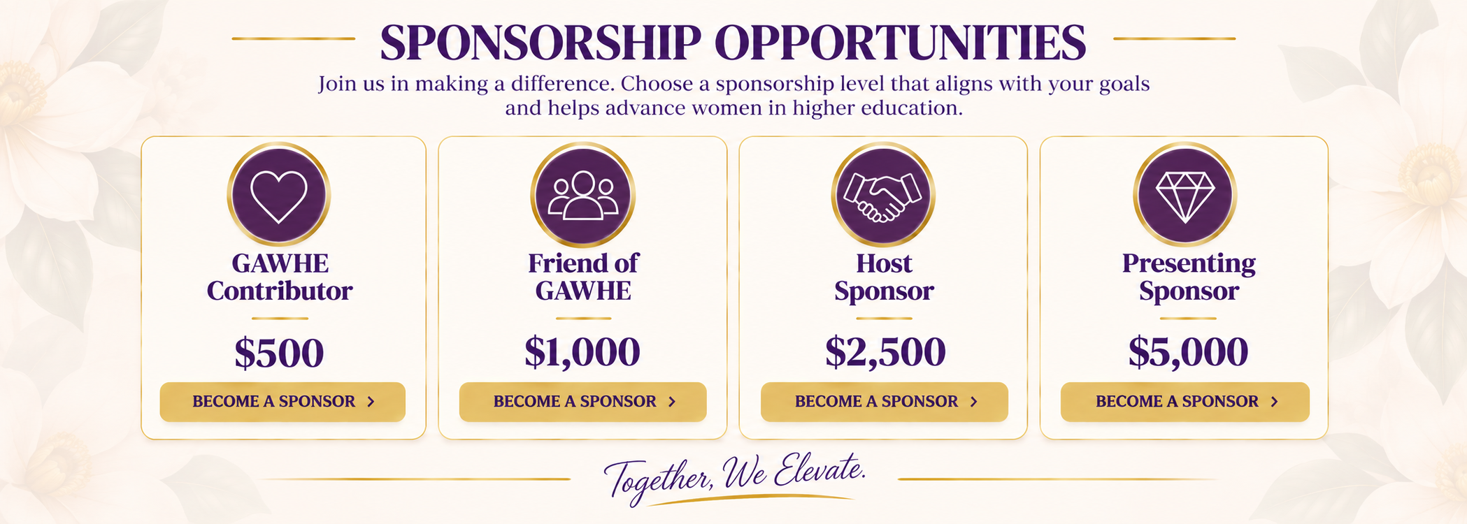 GAWHE Sponsorship Opportunities